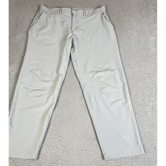 Fabletics Chino Pants 41x32 Gray Tapered Leg Athleisure Hiking Outdoor - Picture 1 of 12